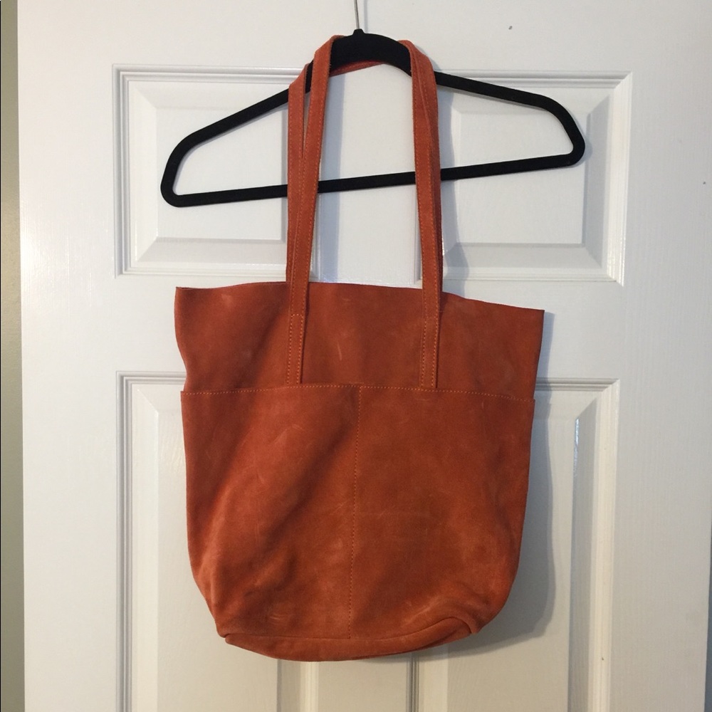 ABLE Coral Suede Bag